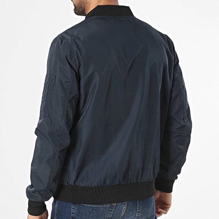 Kymaxx - Bomber Jacket Navy Blue