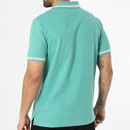 Tommy Jeans - Polo Manches Courtes Regular Fit Tipped 2700 Vert