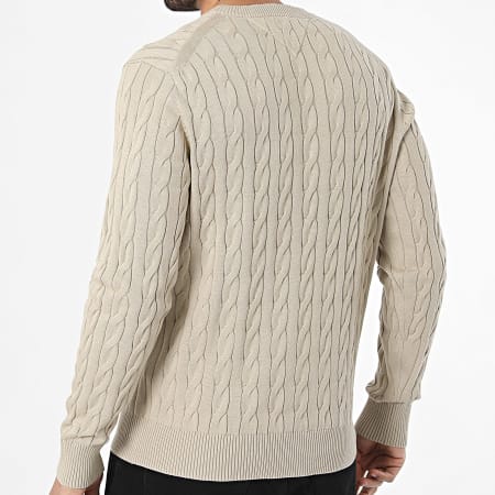 Tommy Hilfiger - Pull Classic Cotton Cable 3132 Beige