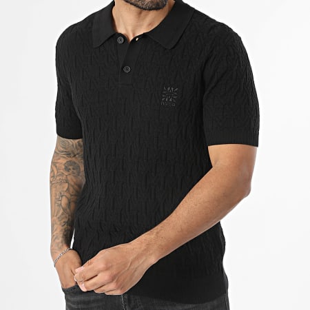 HUGO - Polo Manches Courtes Mailles Shirds 50557364 Noir