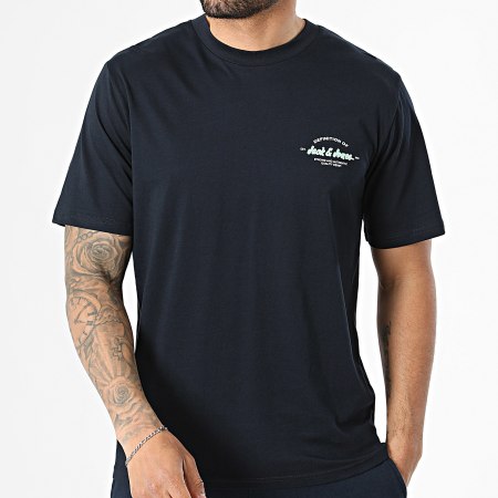 Jack And Jones - Ensemble Tee Shirt Et Short Jogging Brandon Bleu Marine