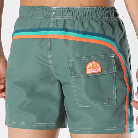 Sundek - Pantalón Corto de baño M504BDTA100 Verde Oscuro