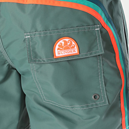 Sundek - Pantalón Corto de baño M504BDTA100 Verde Oscuro