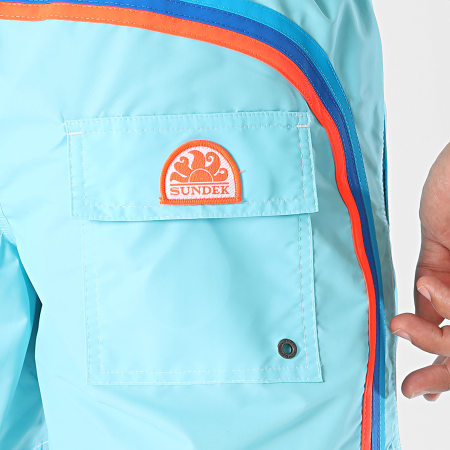 Sundek - Pantalón Corto de baño M504BDTA100 Azul Claro
