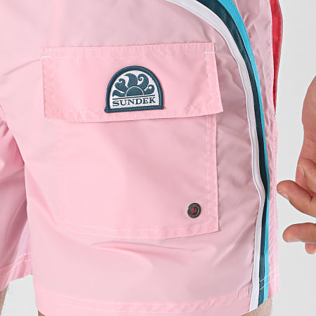 Sundek - Pantalón Corto de baño M504BDTA100 Rosa Claro