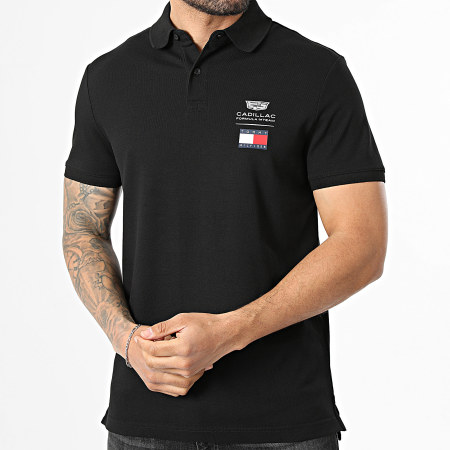 Tommy Hilfiger - Polo Manches Courtes Cadillac F1 Logo 0089 Noir