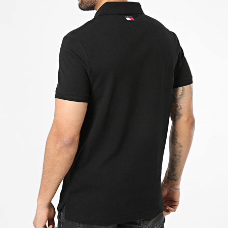 Tommy Hilfiger - Polo Manches Courtes Cadillac F1 Logo 0089 Noir