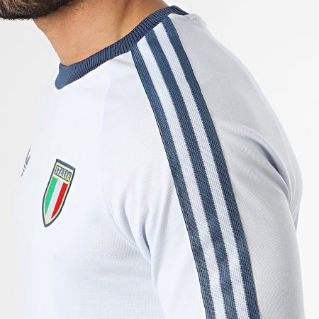 Adidas Originals - Tee Shirt 3 Stripes Italie Originals JY9624 Bleu Clair