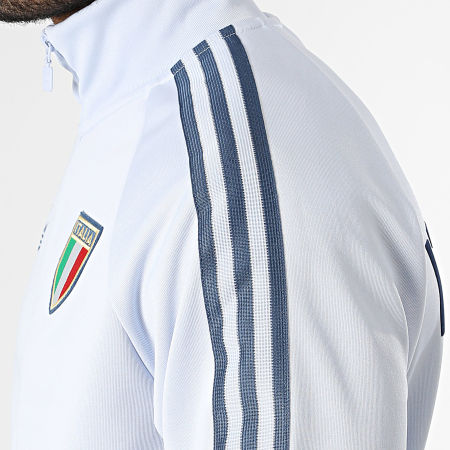 Adidas Originals - Veste Zippée 3 Stripes Italie Originals JY9630 Bleu Clair