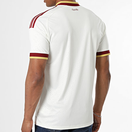 Adidas Originals - Maillot De Foot Officiel Espagne Extérieur 2026 JN4397 Beige Clair Bordeaux