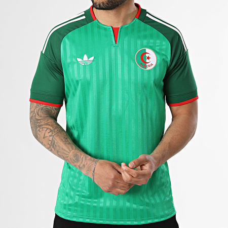 Adidas Originals - Camisola de Futebol com Riscas FAF Algeria 26 Away ...