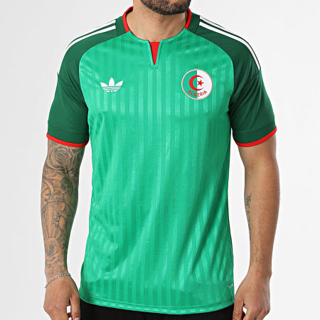 Adidas Originals - Camisola de Futebol com Riscas FAF Algeria 26 Away ...