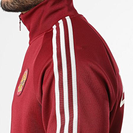 Adidas Originals - Veste Zippée 3 Stripes Espagne Originals JZ2254 Bordeaux