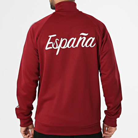 Adidas Originals - Veste Zippée 3 Stripes Espagne Originals JZ2254 Bordeaux