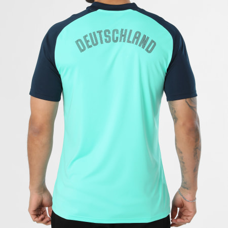 Adidas Originals - Maillot De Foot Allemagne JZ4578 Turquoise Bleu Marine