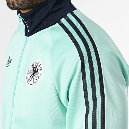 Adidas Originals - Veste Zippée 3 Stripes Allemagne Originals JZ9340 Turquoise