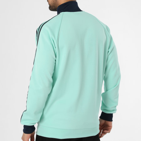 Adidas Originals - Veste Zippée 3 Stripes Allemagne Originals JZ9340 Turquoise