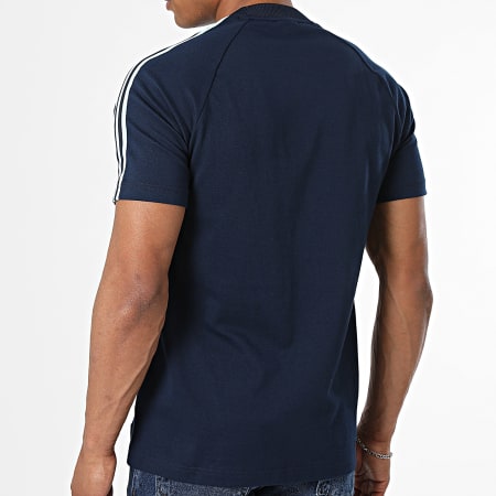 Adidas Originals - Tee Shirt 3 Stripes Allemagne Originals JZ9342 Bleu Marine