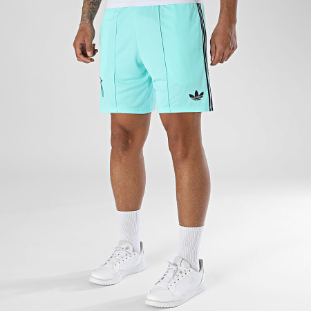 Adidas Originals - Short Jogging 3 Stripes Allemagne Orignals JN2075 Turquoise