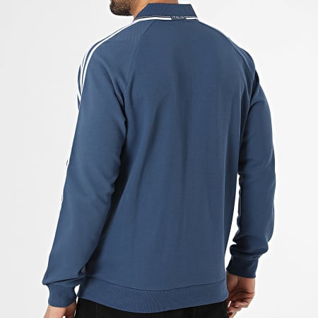 Adidas Originals - Veste Zippée 3 Stripes Italie Extérieur JY9599 Bleu Marine Bleu Clair