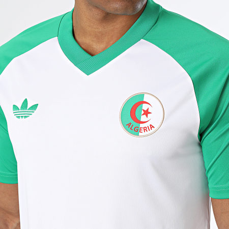 Adidas Originals - Maillot De Foot Algérie JZ0273 Beige Clair Vert