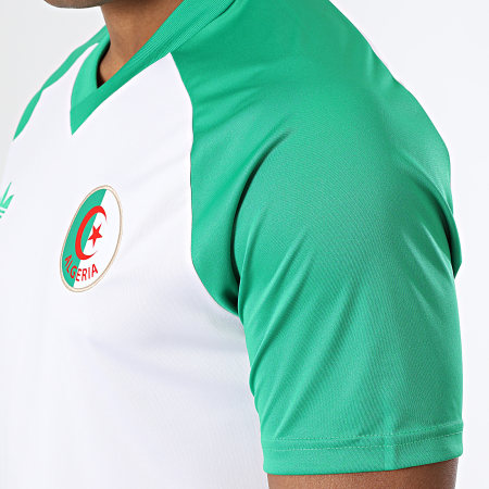 Adidas Originals - Maillot De Foot Algérie JZ0273 Beige Clair Vert