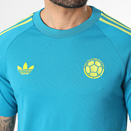 Adidas Originals - Tee Shirt 3 Stripes Colombie Originals KA1532 Bleu