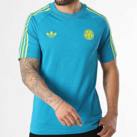 Adidas Originals - Tee Shirt 3 Stripes Colombie Originals KA1532 Bleu