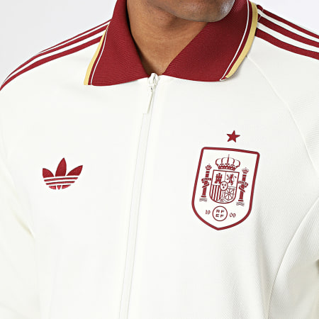 Adidas Originals - Veste Zippée 3 Stripes Espagne Extérieur JZ2249 Beige Clair
