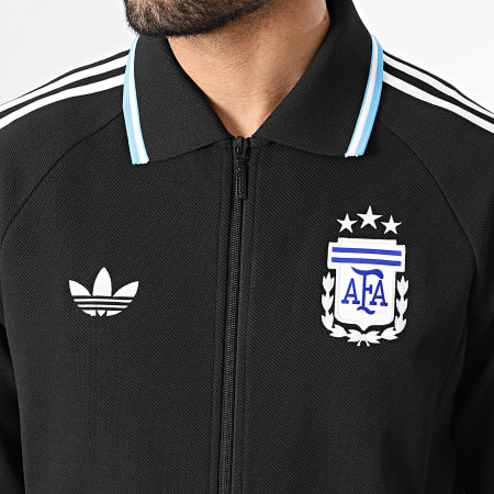 Adidas Originals - Veste Zippée 3 Stripes Argentine Extérieur JZ6287 Noir