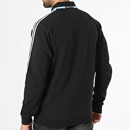 Adidas Originals - Veste Zippée 3 Stripes Argentine Extérieur JZ6287 Noir