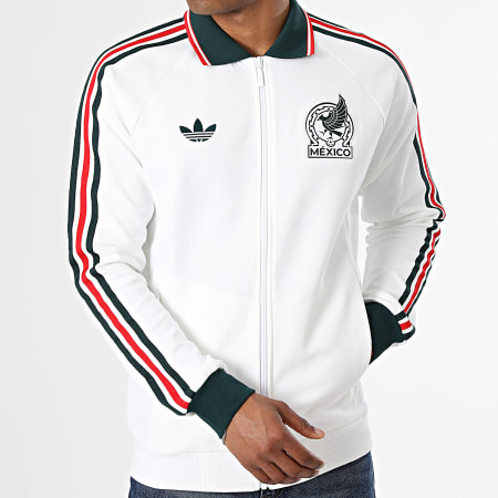 Adidas Originals - Veste Zippée 3 Stripes Mexique Extérieur JZ6462 Beige Clair