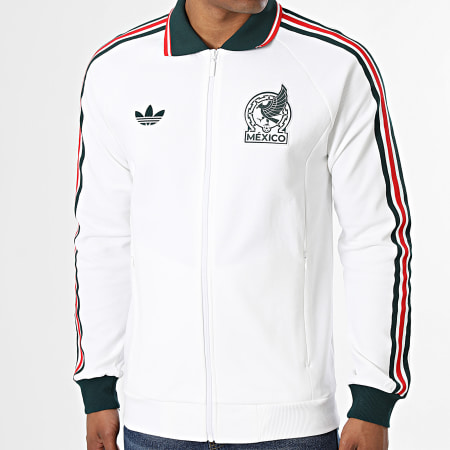 Adidas Originals - Veste Zippée 3 Stripes Mexique Extérieur JZ6462 Beige Clair