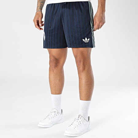 Adidas Originals - Short Jogging 3 Stripes Allemagne Originals JZ9343 Bleu Marine