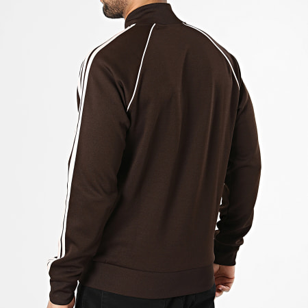 Adidas Originals - Veste Zippée A Bandes KE3508 Marron Rose