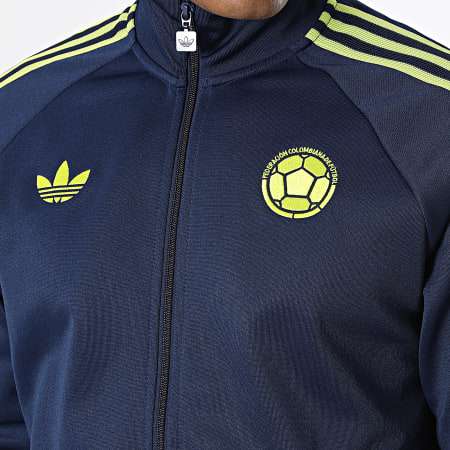 Adidas Originals - Veste Zippée 3 Stripes Colombie Originals JZ9088 Bleu Marine