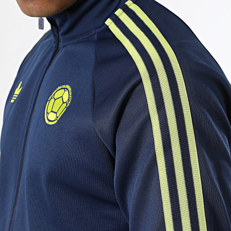 Adidas Originals - Veste Zippée 3 Stripes Colombie Originals JZ9088 Bleu Marine