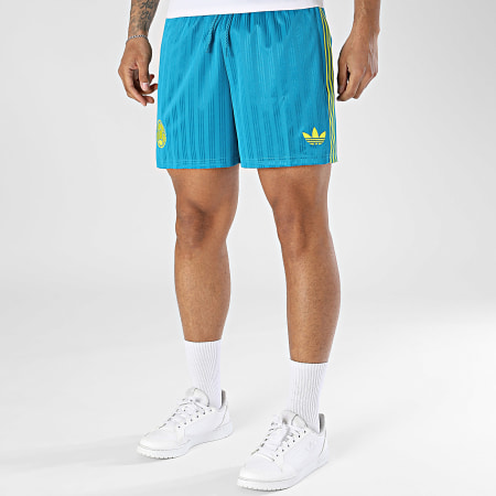 Adidas Originals - Short Jogging 3 Stripes Colombie Originals JZ9091 Bleu