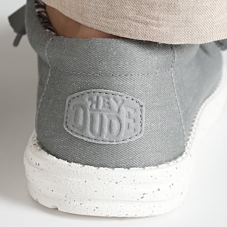Hey Dude - Mocassins Wally Stretch Canvas Light Grey