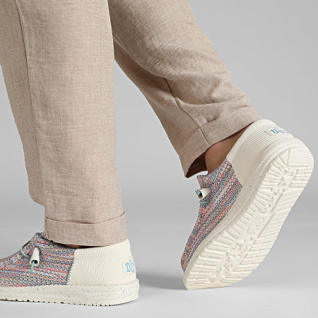 Hey Dude - Mocassins Wally Funk Multi Mesh Egret Multi