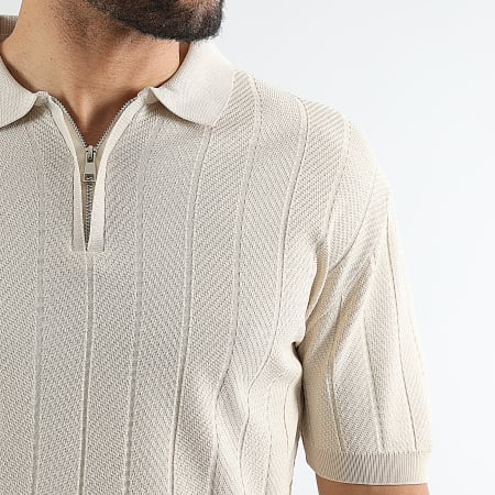 LBO - Polo Maille Manches Courtes 0791 Beige