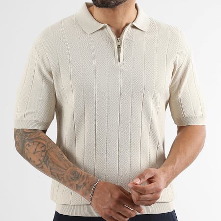 LBO - Polo Maille Manches Courtes 0791 Beige