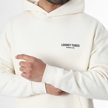Looney Tunes - Sweat Capuche Relaxed Bugs Bunny Graf Pink Beige Chiné