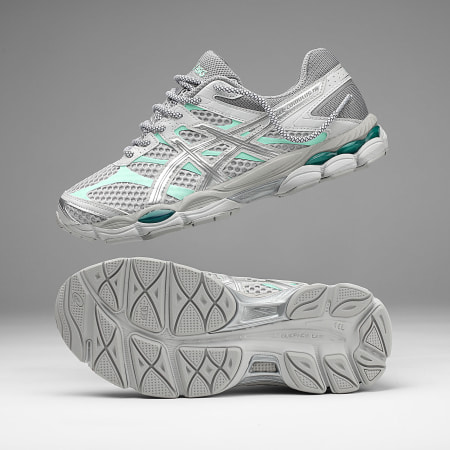 Asics - Zapatillas Gel Cumulus 16 1203A733 Cement Grey Pure Silver x Superlaced