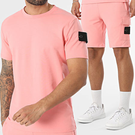 Classic Series - Ensemble Tee Shirt Et Short Jogging Neo Rose