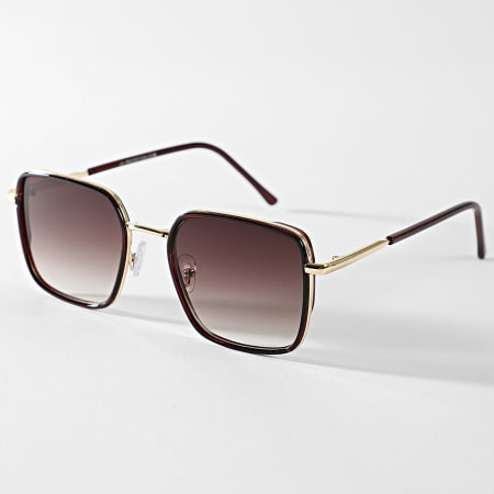 Classic Series - Lunettes De Soleil 890 Doré Noir Marron
