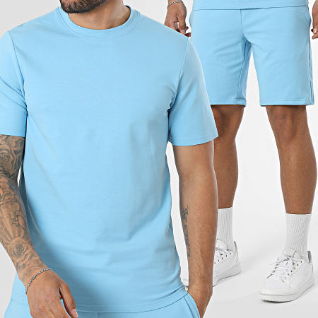 Classic Series - Ensemble Tee Shirt Et Short Jogging Morpheus Bleu Clair
