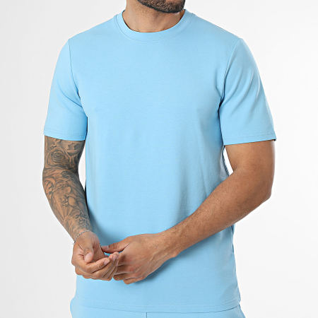 Classic Series - Ensemble Tee Shirt Et Short Jogging Morpheus Bleu Clair