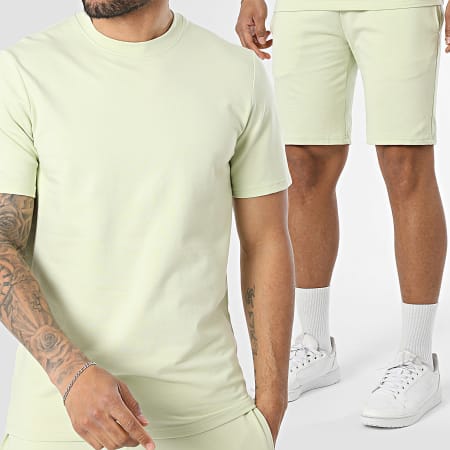 Classic Series - Ensemble Tee Shirt Et Short Jogging Morpheus Vert Lime