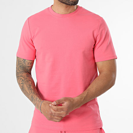 Classic Series - Ensemble Tee Shirt Et Short Jogging Morpheus Rose